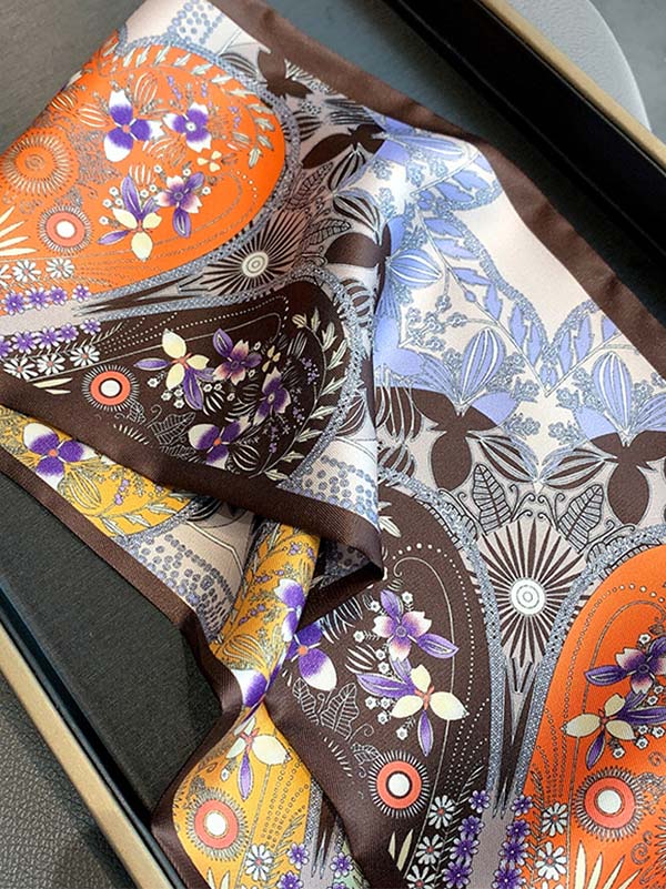 Vintage Fashion Printed Scarf Bag Accessories