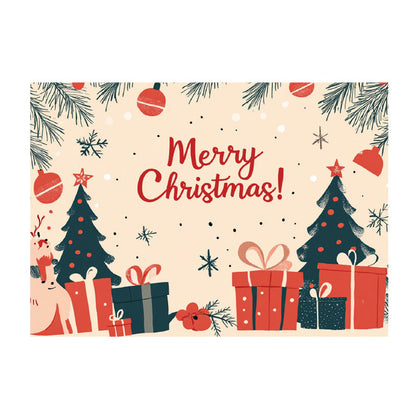 Merry Christmas Gift Decorative Greeting Card