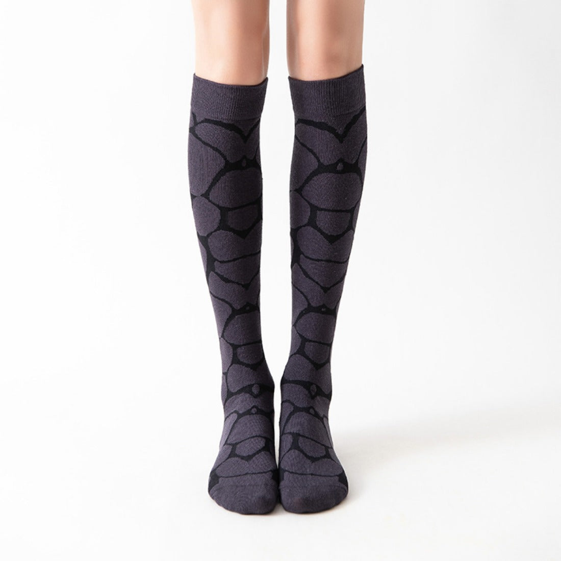 Rufia - Colorful Leopard Print Knee-High Socks