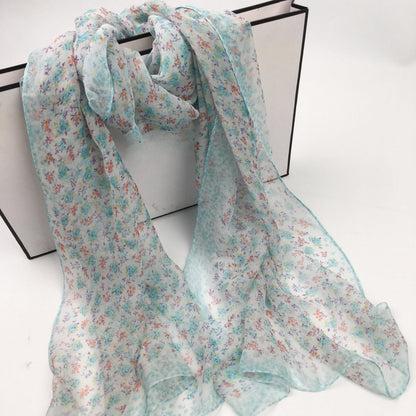 Scarvii - Daisy Print Scarf - Cool &amp; Soft