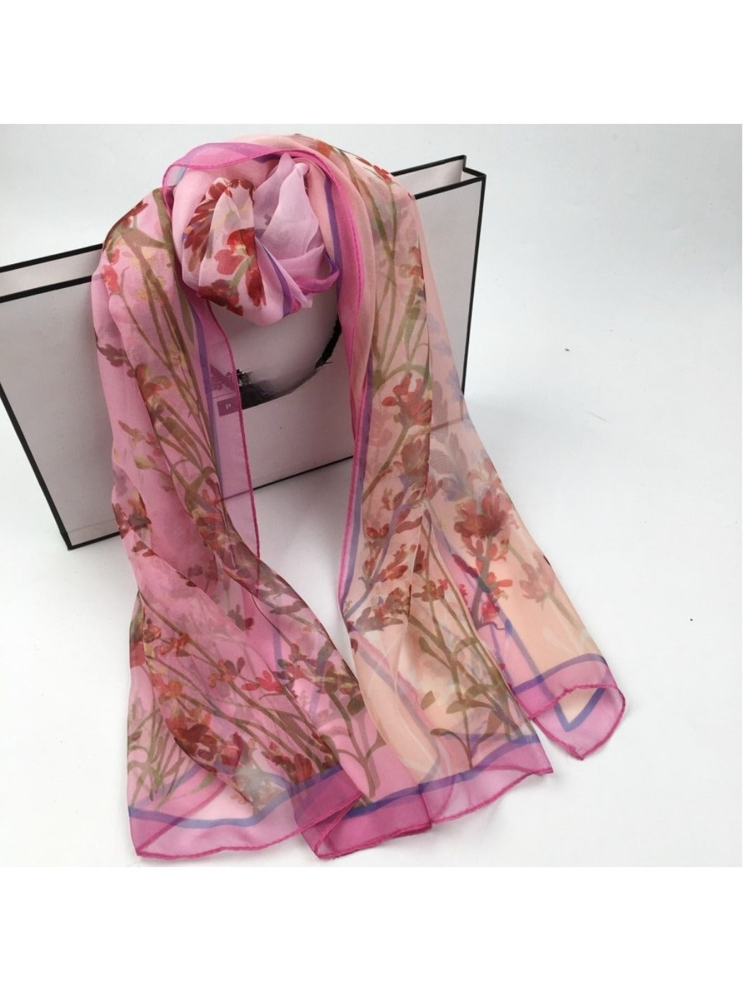 Scarvii - Lily of the Valley Printed Scarf - Versatile &amp; Stylish