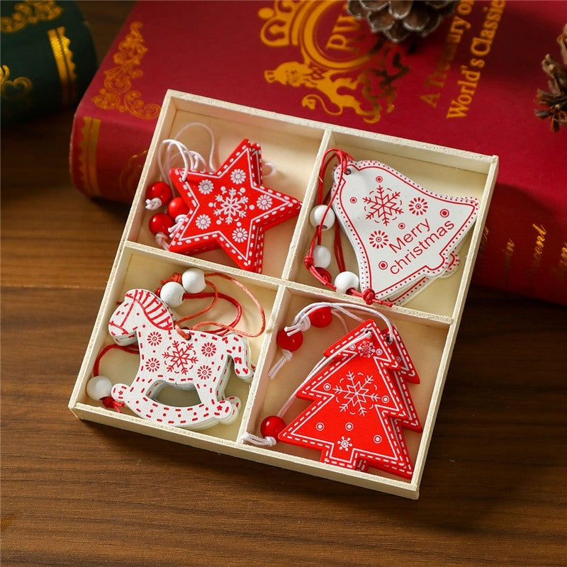 Cartoon Pendant With Wooden Box Packaging