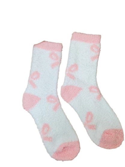Rufia - Cute Thickened Mid-calf Socks with Bow Patterns