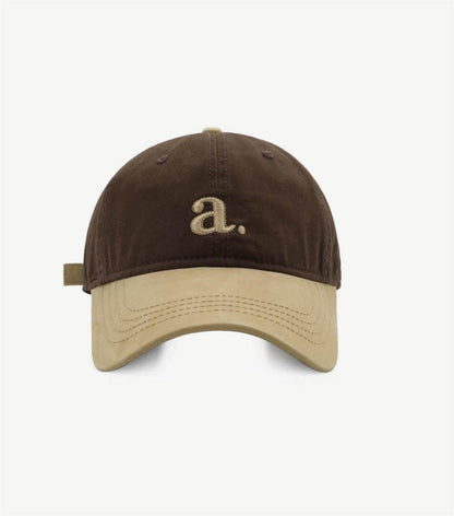 Contrast Color Embroidered Baseball Caps