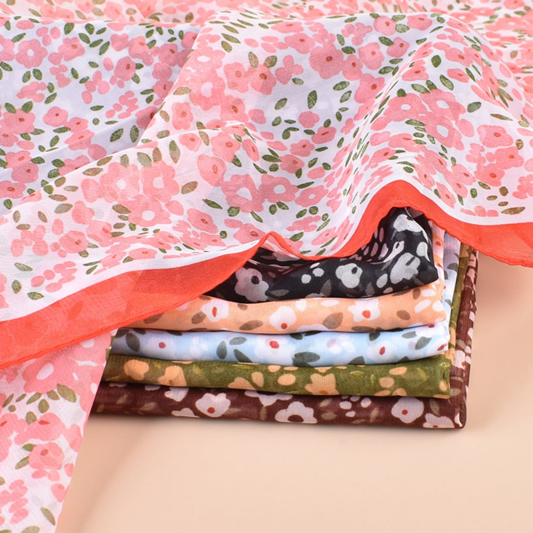 Scarvii - Fashion Floral Soft Scarf - Elegant &amp; Pretty