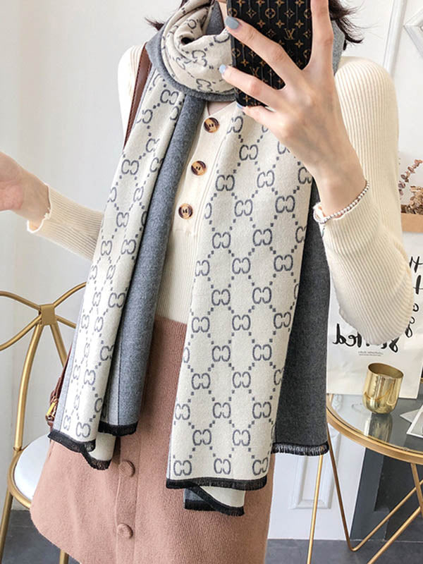 Stylish Split-Joint Warm Shawl&Scarf