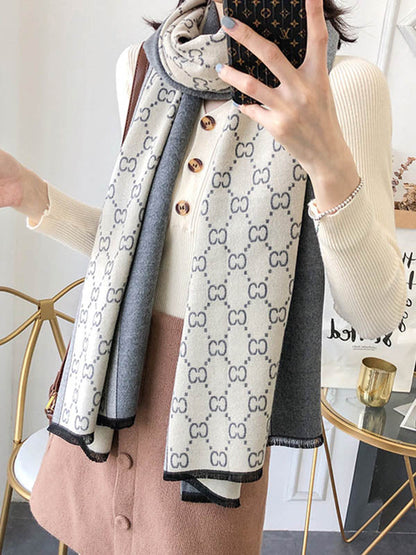 Stylish Split-Joint Warm Shawl&Scarf