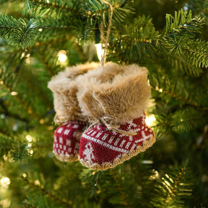Creative Plush Christmas Boot Christmas Tree Hanging