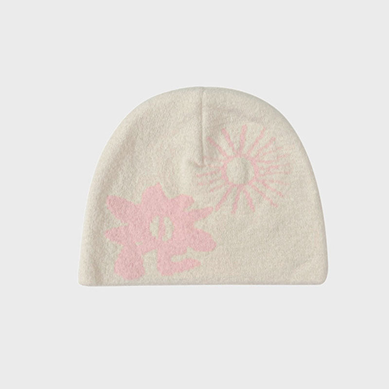 Winter Soft Jacquard Warm Knit Beanie Hat