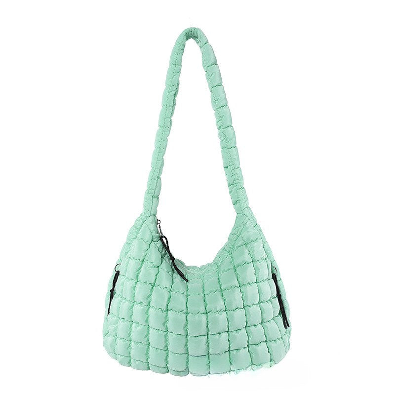 Solid Color Cloud Bag Large Capacity Shoulder Bag