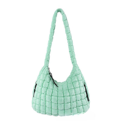 Solid Color Cloud Bag Large Capacity Shoulder Bag