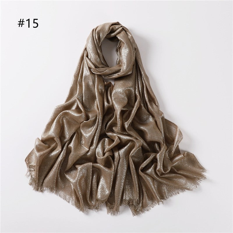 Lightweight Breathable Solid Color Scarf