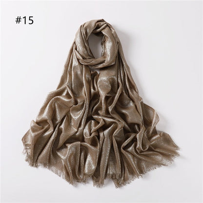 Lightweight Breathable Solid Color Scarf