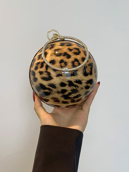 Chains Geometric Leopard Shiny Bags Bags Accessories Crossbody Bags Handbags
