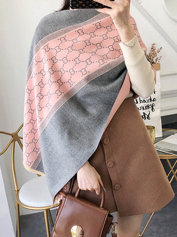 Stylish Split-Joint Warm Shawl&Scarf