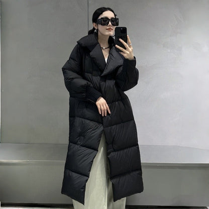 Long Pleeve Padded Polyester Coat Plus Size Loose