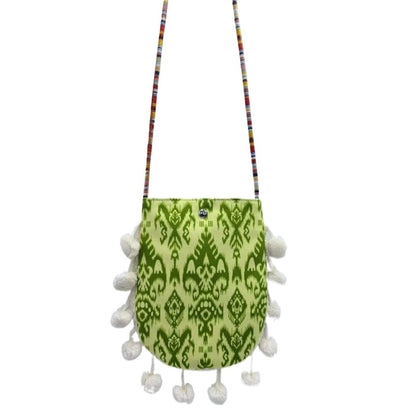 Cosbai - Retro Atlas-Pattern Knit Shoulder Bag - Vintage &amp; Practical