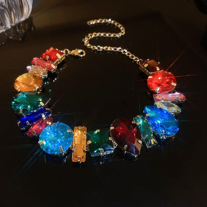 Fashion Diamond Inlaid Necklace