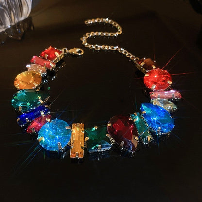 Fashion Diamond Inlaid Necklace