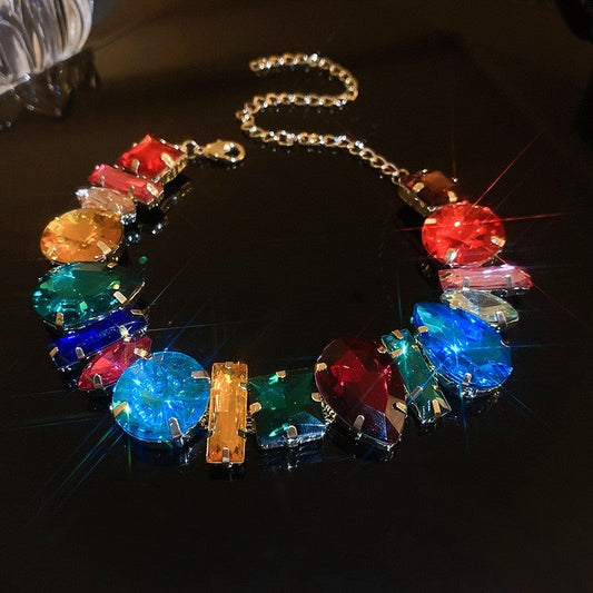 Fashion Diamond Inlaid Necklace