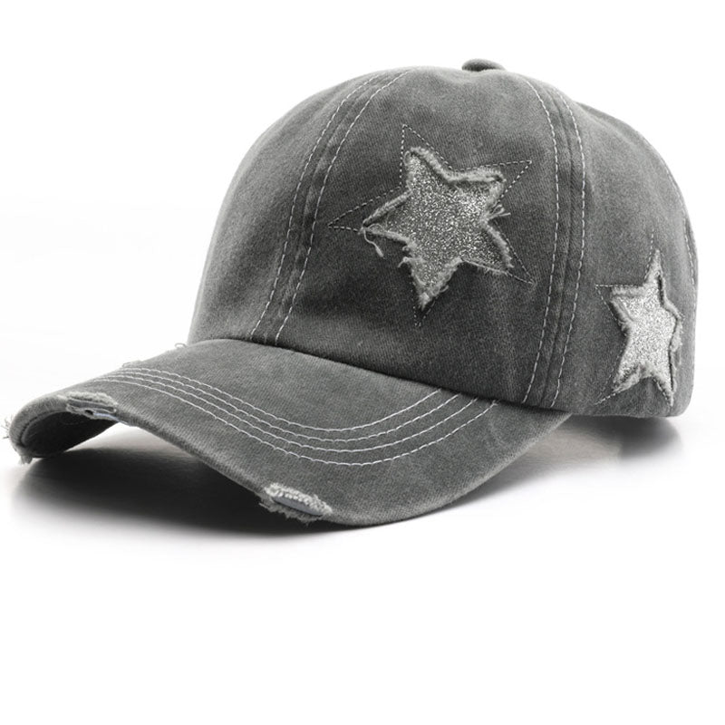 Simple Washed Solid Color Baseball Cap