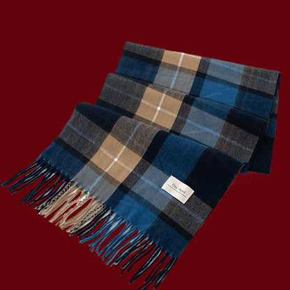 Christamas Theme Plaid Soft Warm Winter Scarf