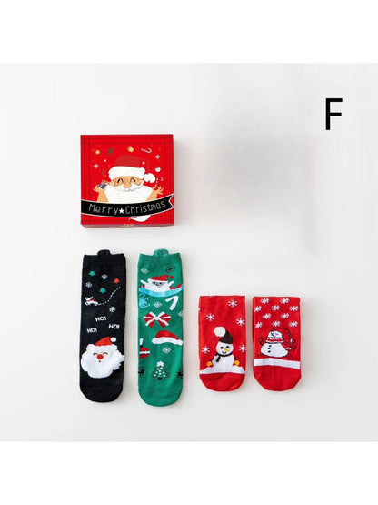 Rufia - Christmas Socks Gift Box Set - Cute &amp; Festive
