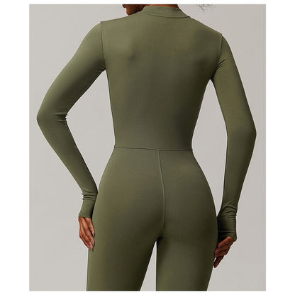 Solid Color Fleece Fitted Bodysuit