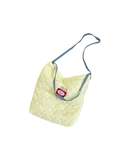 Cosbai - Quilted Plaid Shoulder Crossbody Bag