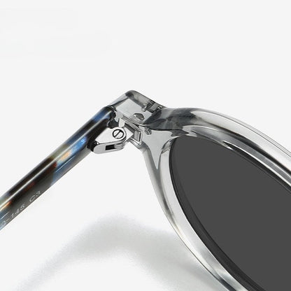 Classic Retro Oval Frame Sunglasses