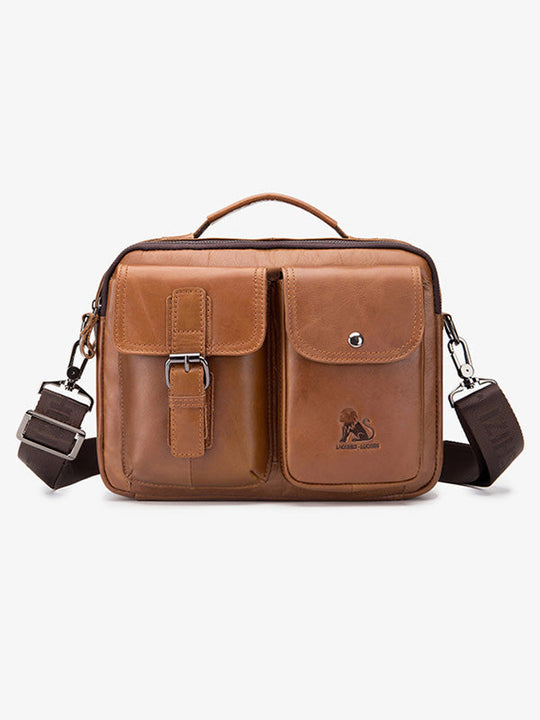 Black Leather Crossbody Bag