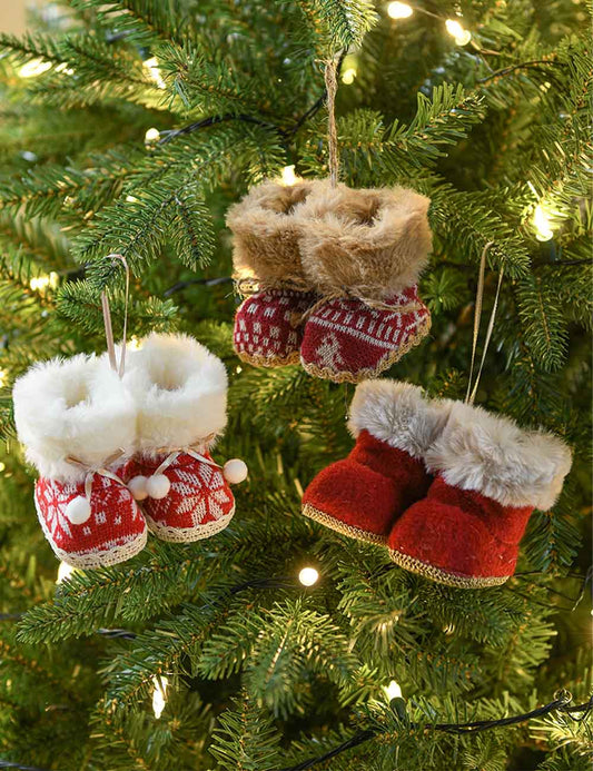 Creative Plush Christmas Boot Christmas Tree Hanging