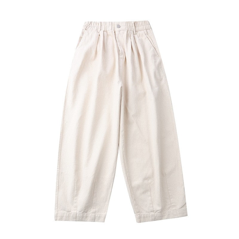 Minimalist High-End Drape Casual Trousers