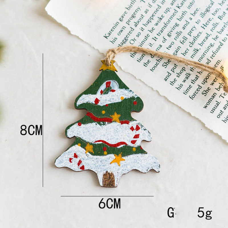 Cute Merry Christmas Tree Wall Hanging