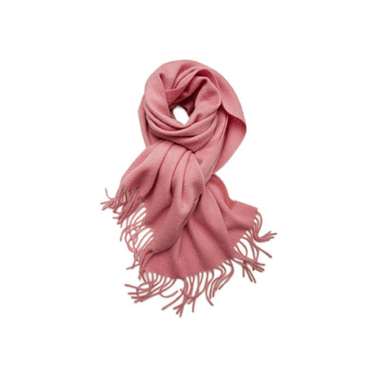 Simple Casual Wool Tassels Scarf