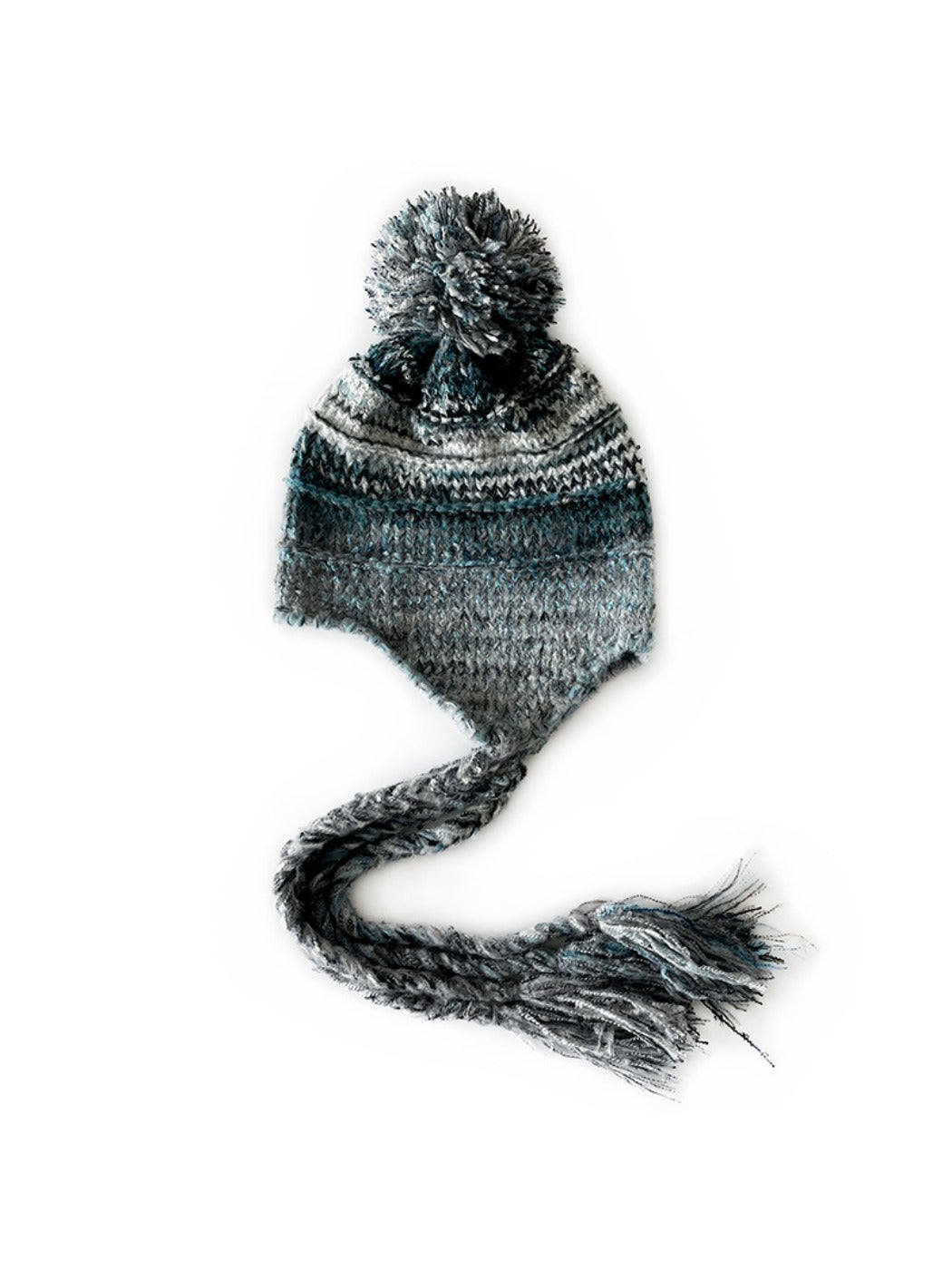 Haila - Women’s Colorblock Knit Earflap Beanie