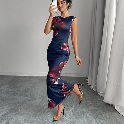 Slim Fit Sleeveless Bodycon Long Dress