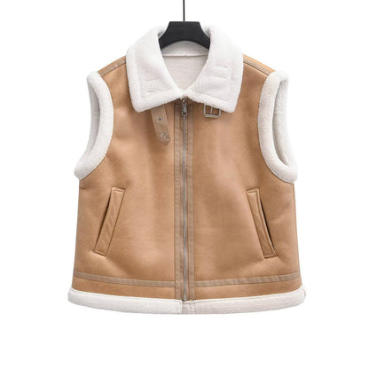 Fur Leather Vest
