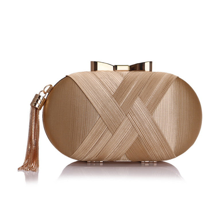 Silk Round Banquet Handbag