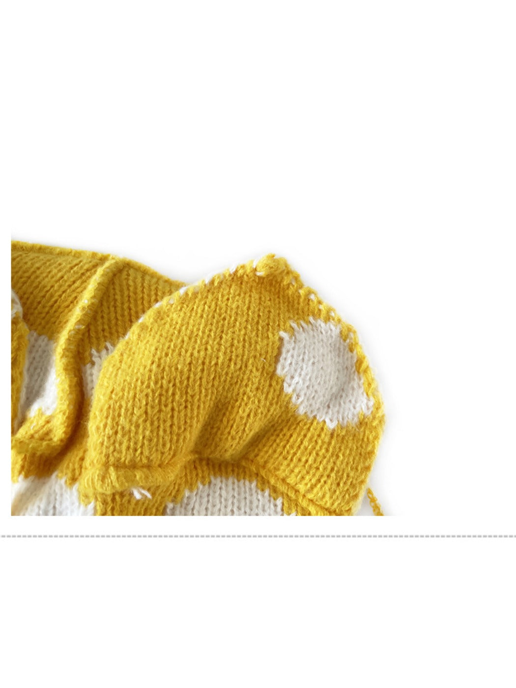 Haila - Polka Dots Cat-Ear Knitted Beanie