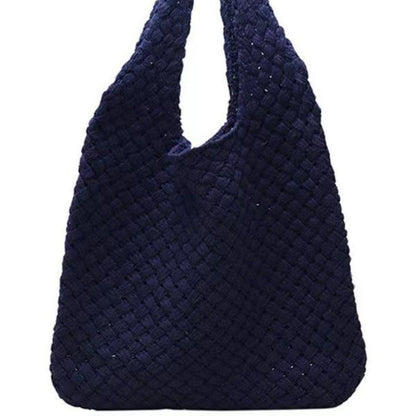 Crochet Tote Bag Hand-Woven Vintage Tote Bag