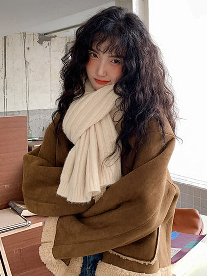 Casual Simple 5 Colors Knitting Scarf