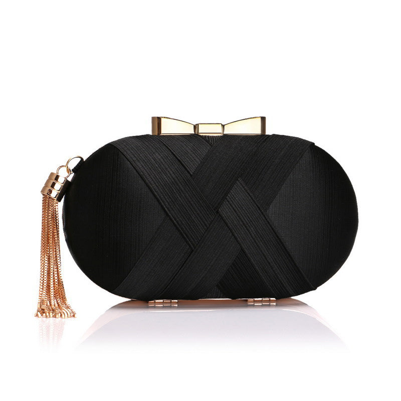 Silk Round Banquet Handbag