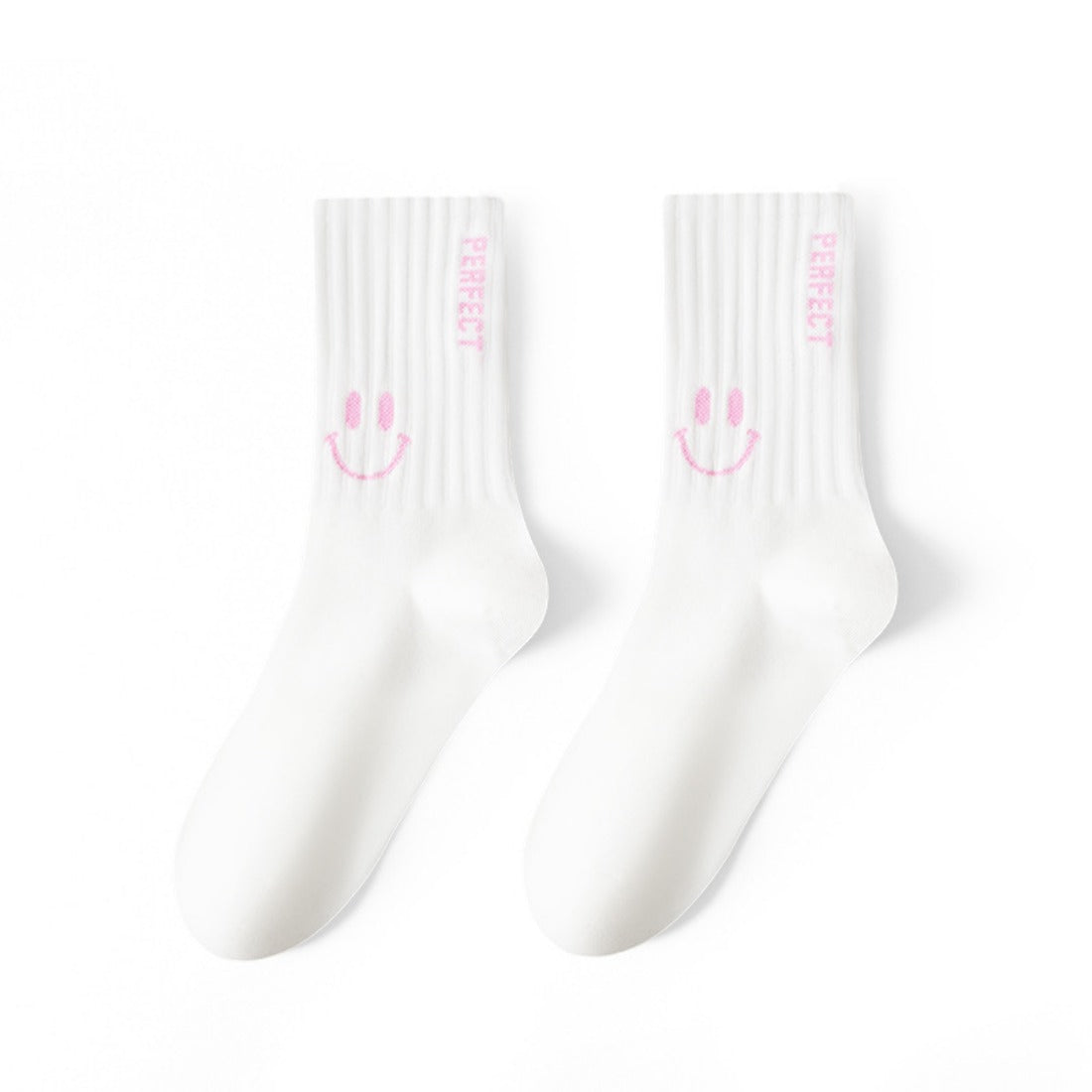 Rufia - Smiley Face Mid-Calf Socks