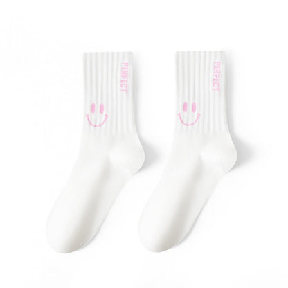 Rufia - Smiley Face Mid-Calf Socks