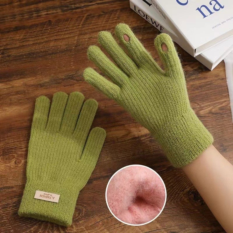 Kids Finger Touchscreen Knitted Gloves