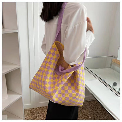 Crochet Tote Bag Large Capacity Tote Bag