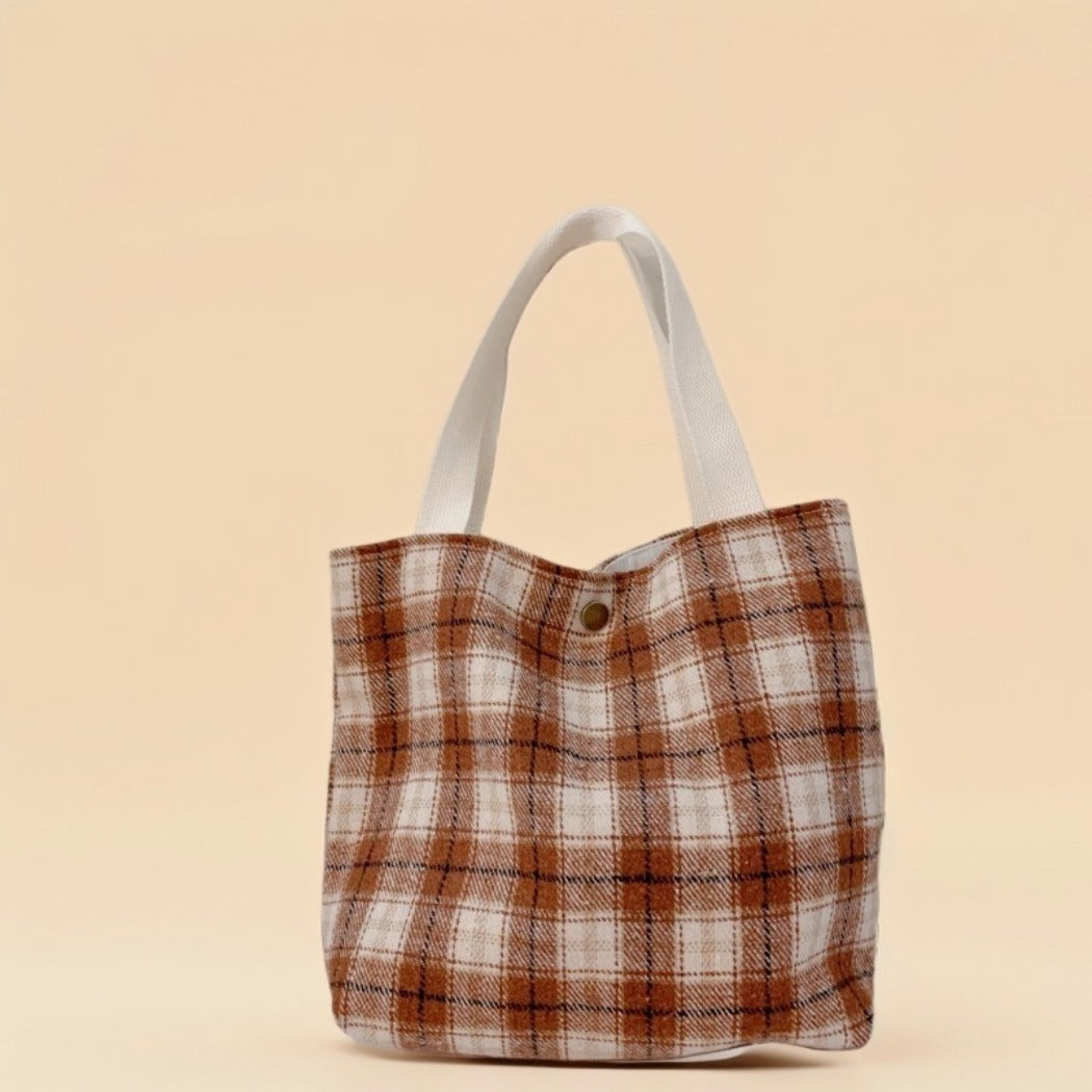 Small Classic Checkered Handbag