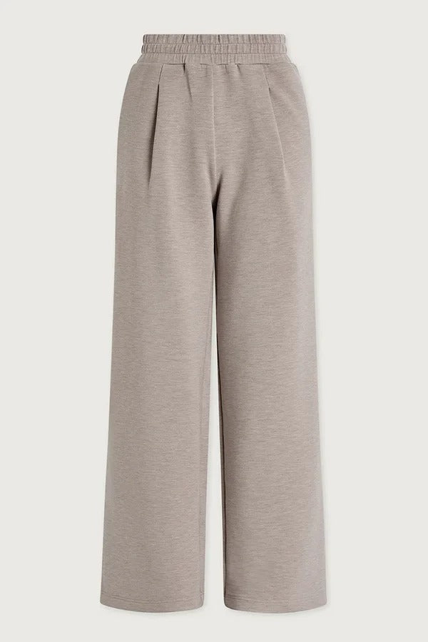 Berner High-Neck Long Sleeve Side Zipper Sweatshirt and Elastic Waist Pocketed Loose Pants Set