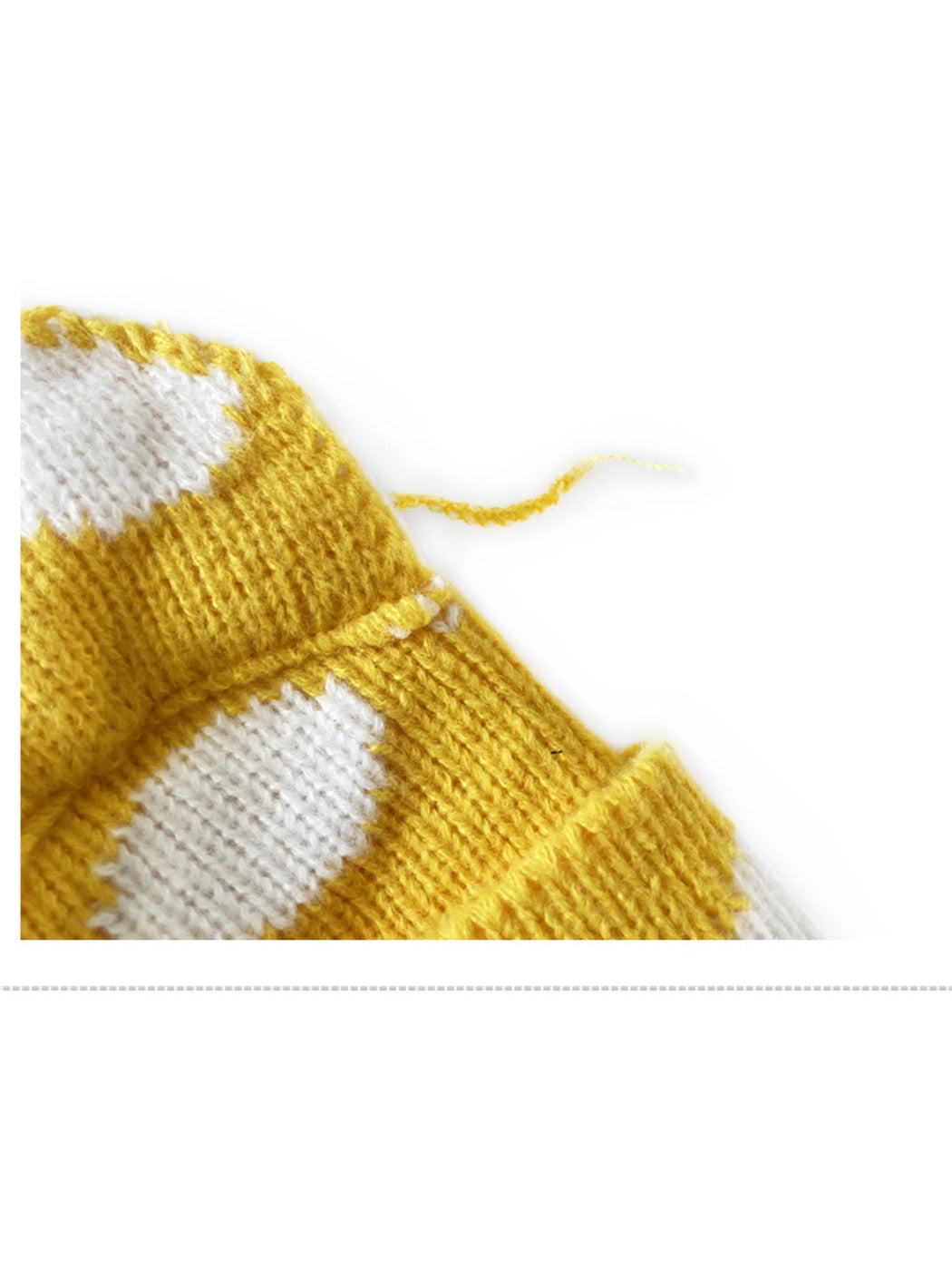 Haila - Polka Dots Cat-Ear Knitted Beanie